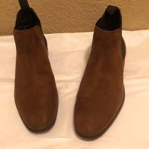H&M ASOS Chelsea brown suede boots. Very gently worn. Size 10. See pics.